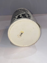 Load image into Gallery viewer, Staffordshire Creamware Liverpool Tankard The World in Planisphere Ca. 1800
