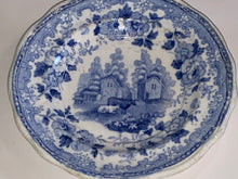 Load image into Gallery viewer, Historical Staffordshire Cup Plate View of Newburgh, New York Hudson River

