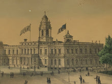 Load image into Gallery viewer, Original Currier &amp; Ives Print City Hall New York Small Folio
