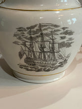 Load image into Gallery viewer, Staffordshire Porcelain Pitcher with American Ship Transfers

