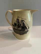 Load image into Gallery viewer, Staffordshire Creamware Liverpool Pitcher Death of Captain Cook By the Natives of OWhyhee
