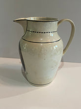 Load image into Gallery viewer, Staffordshire Creamware Herculaneum Pitcher Gilbert Stuart Portrait Washington
