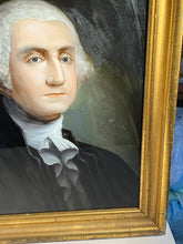 Load image into Gallery viewer, Antique 19th Century Reverse On Glass Painting George Washington Large
