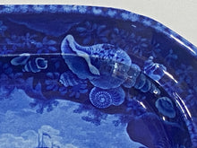 Load image into Gallery viewer, Historical Staffordshire Blue Platter View of Dublin By Wood
