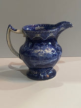 Load image into Gallery viewer, Historical Staffordshire Blue Pitcher “States” Pattern Ca. 1825
