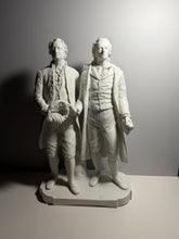 Load image into Gallery viewer, 19th C. Johann Wolfgang Goethe Johann Christoph Friedrich Schiller Parian Figure
