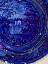 Load image into Gallery viewer, Historical Staffordshire Blue Plate Gilpin’s Mill on the Brandywine
