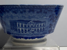 Load image into Gallery viewer, Historical Staffordshire Blue Baltimore Assembly Rooms Waste Bowl Circa 1825
