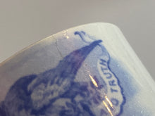 Load image into Gallery viewer, Staffordshire Pearlware Friendship Love and Truth Childs Odd Fellows
