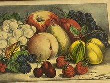 Load image into Gallery viewer, Original Currier and Ives Print Fruits of the Seasons
