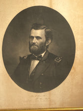 Load image into Gallery viewer, Original Currier Type Print Lieut. Ulysses S. Grant President Richardson NY
