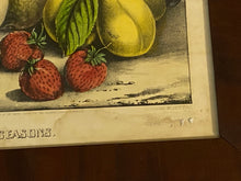 Load image into Gallery viewer, Original Currier and Ives Print Fruits of the Seasons

