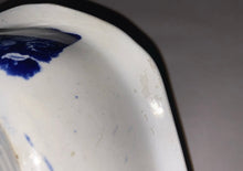 Load image into Gallery viewer, Historical Staffordshire Blue Vegetable Dish Large Size States Pattern Clews

