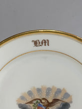 Load image into Gallery viewer, Staffordshire Porcelain Plate with Seal of United States Hand Painted
