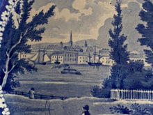 Load image into Gallery viewer, Historical Staffordshire Blue New York From Brooklyn Heights Plate
