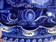 Load image into Gallery viewer, Historical Staffordshire Blue Large “States” Series Platter by Clews
