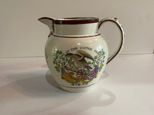 Load image into Gallery viewer, Staffordshire Pearlware Arms of United States and Free Trade and Sailors Their Rights Pitcher
