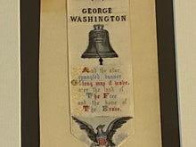 Load image into Gallery viewer, Thomas Stevens Silk Ribbon Centennial Philadelphia George Washington
