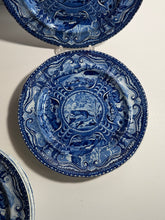 Load image into Gallery viewer, Staffordshire Blue Transfer Plate Quadrupeds River Otter Plate Ca. 1825
