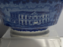 Load image into Gallery viewer, Historical Staffordshire Blue Baltimore Assembly Rooms Waste Bowl Circa 1825
