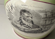 Load image into Gallery viewer, Staffordshire War Of 1812 Captain Jones And Captain Pike Ca. 1815 Luster Green
