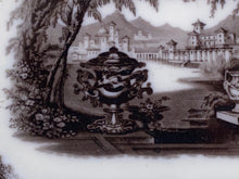 Load image into Gallery viewer, Staffordshsire Mulberry Ironstone Washington Vase Ca. 1840
