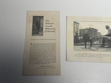 Load image into Gallery viewer, Signed O.H. Oldroyd Card With His Abraham Lincoln Memorial Collection Booklet

