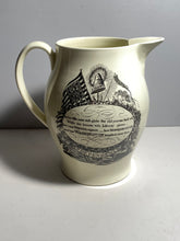Load image into Gallery viewer, Staffordshsire Creamware Liverpool Pitcher Large Eagle Seal Of U.S. Washington
