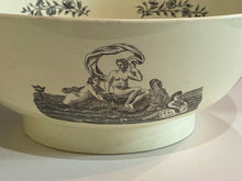 Load image into Gallery viewer, Staffordshire Creamware Liverpool Bowl Success to the Trade of America Ca. 1800

