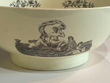 Load image into Gallery viewer, Staffordshire Creamware Liverpool Bowl Success to the Trade of America Ca. 1800
