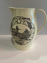 Load image into Gallery viewer, Staffordshire Creamware Liverpool Pitcher World In Planisphere Virtue and Valour Washington
