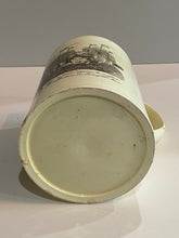 Load image into Gallery viewer, Staffordshire Creamware Liverpool Tankard Mug With Nelson Ship Battle Transfer
