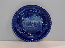 Load image into Gallery viewer, Historical Staffordshire Blue Macdonough’s Victory Small Plate
