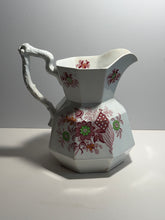 Load image into Gallery viewer, Staffordshire Pink Transfer Liberty Cap Patriotic Flag Large Pitcher Ca. 1840

