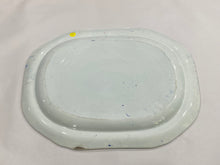 Load image into Gallery viewer, Historical Staffordshire Blue Platter Landing Of Lafayette 19”

