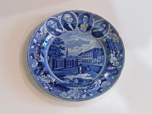 Load image into Gallery viewer, Historical Staffordshire Park Theater New York 4 Medallion Plate Erie Canal
