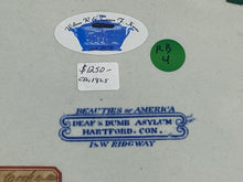 Load image into Gallery viewer, Historical Staffordshire Blue Platter Hartford Connecticut Deaf and Dumb Asylum
