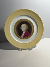 Load image into Gallery viewer, 19th Century Porcelain Plate With George Washington Hand Painted
