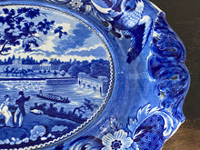 Load image into Gallery viewer, Historical Staffordshire Blue Soup Tureen Fairmount Near Philadelphia Ca. 1825
