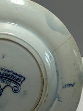 Load image into Gallery viewer, Staffordshire Blue Transfer Quadrupeds Plate of Spotted Dog Ca. 1825
