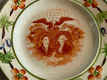Load image into Gallery viewer, Staffordshire Pearlware General Lafayette and George Washington Children’s Plate
