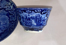 Load image into Gallery viewer, Historical Staffordshire Macdonough’s Victory Cup And Saucer Blue Transfer
