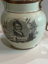 Load image into Gallery viewer, Staffordshire War of 1812 Pitcher Perry and Pike
