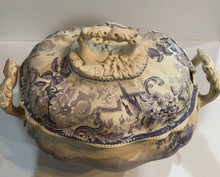 Load image into Gallery viewer, Historical Staffordshire Soup Tureen Little Falls At Luzerne Hudson River 1835
