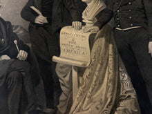 Load image into Gallery viewer, Large Folio Engraving “Union” H. S. Saddler Constitution United States
