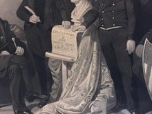 Load image into Gallery viewer, Large Folio Engraving “Union” H. S. Saddler Constitution United States
