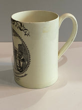 Load image into Gallery viewer, Staffordshire Creamware Liverpool Tankard Mug Gretna Green or the Red Hot Marriage
