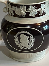 Load image into Gallery viewer, Staffordshire Jasperware Peace and Plenty Seal of the United States and Columbia Pitcher Ca. 1820’s
