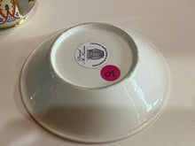 Load image into Gallery viewer, 19th Century Hand Painted Porcelain Cup and Saucers General Lafayette
