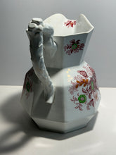 Load image into Gallery viewer, Staffordshire Pink Transfer Liberty Cap Patriotic Flag Large Pitcher Ca. 1840
